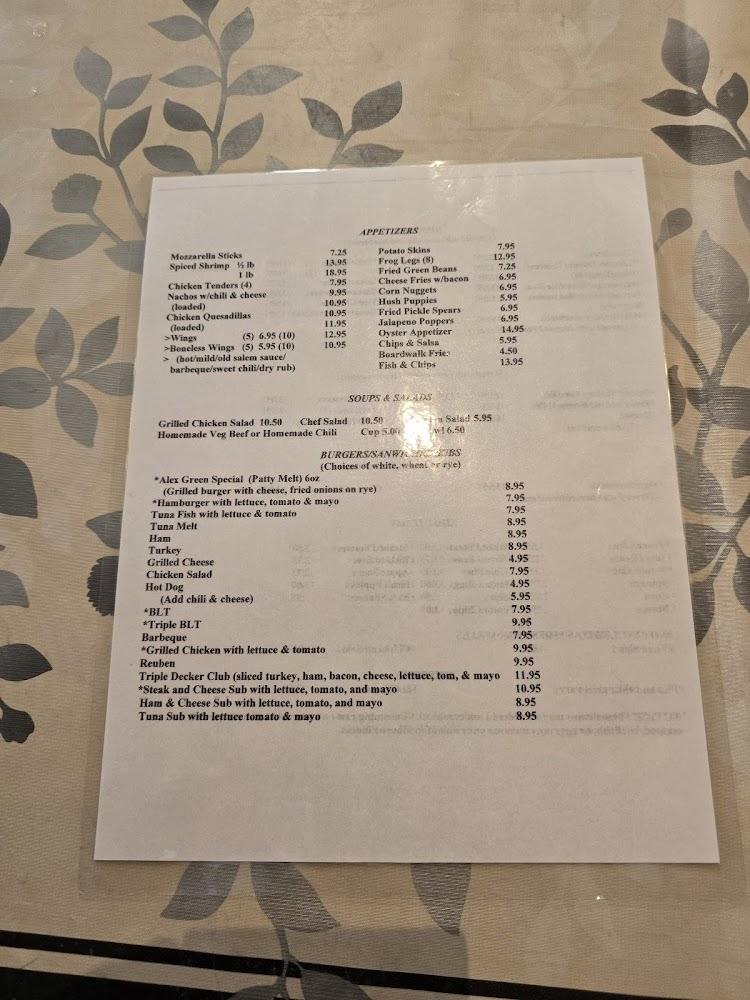 Old Salem Cafe Menu image 2